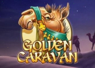 Слот Golden Caravan с караваном в пустыне